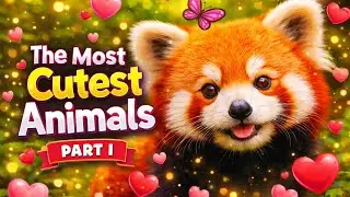Adorable Animals Part I (THE RED PANDA) 🐼 🐆🐅🐈