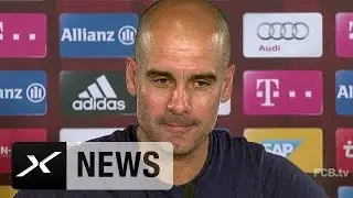 Pep Guardiola erkl&auml;rt Abgang : 