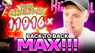 KILL EM ALL (Back To Back) GOD MODE MAX WINS on NoLimit City Slot