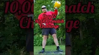 Day 12 of 10,000 Snatch Challenge #kettlebell #kettlebellworkout