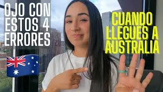 No cometas estos 4 errores cuando llegues a AUSTRALIA 🇦🇺 | Eliza VF