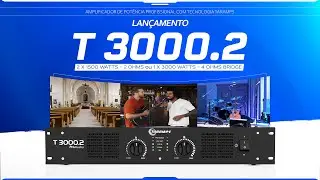 Taramps Professional Multichannel Amplifier - Model T 3000.2