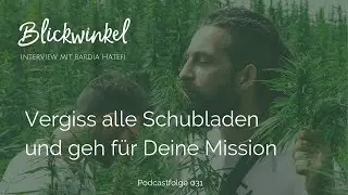 031: Vergiss alle Schubladen und geh f&uuml;r Deine Mission