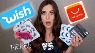 EYELASHES FROM WISH VS ALI EXPRESS