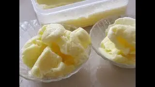 Vanilla Custard Ice Cream | Without Fresh Cream | Eggless Vanilla Custard Ice Cream | Recipe No- 174