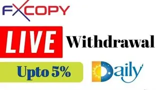 How To Withdraw From FX Copy Trading | Live Withdraw | Full Review | Zari Baloch