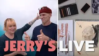 Jerry's LIVE Episode #JL403: Drawing from Experience w/ Cont&eacute; &agrave; Paris & Jimmy Leslie