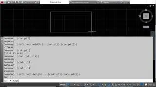 AutoLisp area of a rectangle