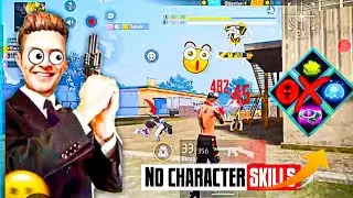 No Character Skill Challenge 😱 | CS Rank Without Skills | Free Fire CS Ranked Gameplay