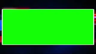 Single Window | Green Screen Background 4K | Single Screen Layout | Chroma Key Video | News bulletin
