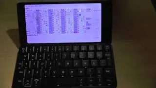 Pygenda v0.1.0 on Linux on Gemini PDA