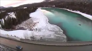 Kenai Lake Bridge - December Drone Video