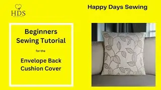 Envelope Back Cushion Cover Tutorial Master Copy 2024