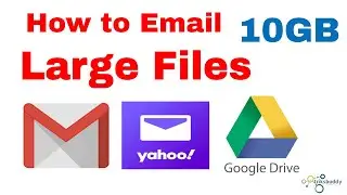 How to email large files with Gmail, Yahoo or any other email