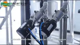 1000L beer brewing system PLC control