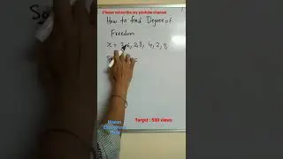 How to find Degree of Freedom