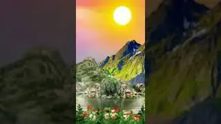 Sunrise nature background video | beautiful nature background hd | free video background