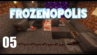 Minecraft Frozenopolis - Cross Dimension Transport