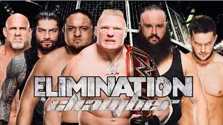 WWE 2018 ELIMINATION CHAMBER DREAM MATCH CARD!!!