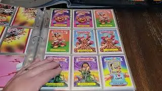 Tour of Garbage Pail Kids Book Worms 2022, with rare blue border and artist signature cards!