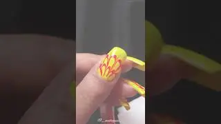 Drag Marble Nails| Easy Nail Art | One Minute Nail Art #dragmarble #marblenails #quicknailart