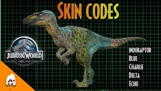 ALL JURASSIC WORLD Raptor skin codes : The isle Evrima UPDATE 6.5 onward