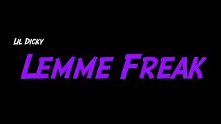 Lil Dicky - Lemme Freak (lyrics)
