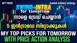 ഇൻട്രാഡേ+swing pick🔥🔥for 30th Jan | price action pattern with levels | intraday strategy   Malayalam