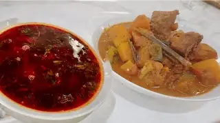 My style pumpkin with dried fish curry/Beetroot rasam recipe பூசணிக்காய்/கருவாடு/பீட்ரூட்