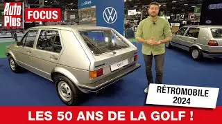 La VOLKSWAGEN GOLF fête ses 50 ANS ! - Rétromobile 2024