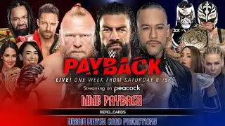 WWE PAYBACK DREAM MATCH CARD PREDICTIONS - RERO_CARDS