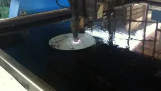 SAF Plasmatome 25 CNC Plasma Cutter - Demonstration on Cutting incl. Water Bed