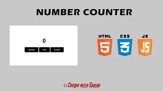 Build a Number Counter with HTML, CSS, JS (2022) | JavaScript Tutorial