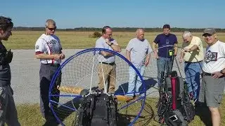 Paramotor Group Cross Country from Raleigh to Kitty Hawk!