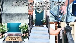 🌟CLEANING AND FRONT DOOR MAKEOVER🌟!