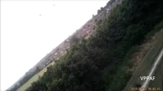 ( DUCK ) NEAR MISS RC HELICOPTER ONBOARD VIDEO