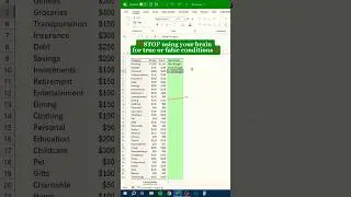 If function in Excel ‼️ #shorts #computer #excel #iffunction
