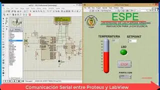 Comunicación Serial: Proteus y LabView