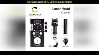 Top Cloudray C Series CO2 Laser Head Dia.18 FL38.1& Dia.20 FL50.8 / 63.5/101.6mm Mount for Laser En