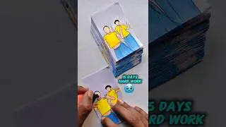 No Batidao song on flip book dance #shorts #viral #art