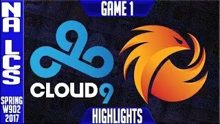 Cloud 9 vs Phoenix 1 Highlights Game 1 - NA LCS W9D2 Spring 2017 - C9 vs P1 G1
