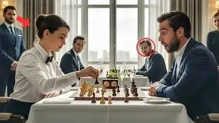 Billionaire Invites Waitress to Play Chess for Fun, Didn't Know She Is GENIUS!