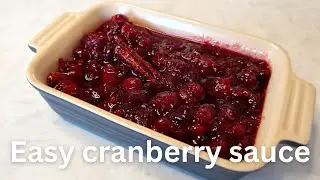 How to make a delicious cranberry sauce #cranberrysauce