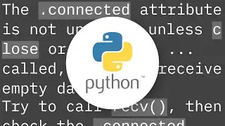 python websocket client connected status - how to update so I get correct status?