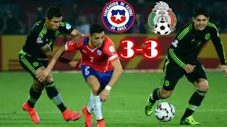 M&Eacute;XICO VS CHILE 3-3 COPA AMERICA 2015 RESUMEN COMPLETO POR AZTECA 7
