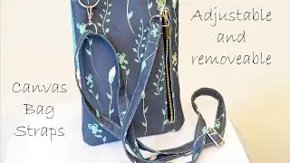 Adjustable Bag Strap with Side Buckle | Sew Adjustable  and Removeable  Canvas Straps for Bags