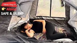 Silent Vlog | Camping Alone in the Forest &mdash; A Quiet Survival & Cooking Experience