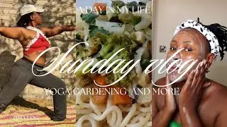 Sunday Vlog |Yoga 🧘‍♀️| Cooking | Gardening and more