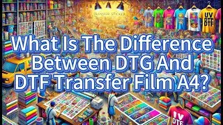What Is The Difference Between DTG And DTF Transfer Film A4? PET Film For DTF Supplier, China