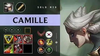 Camille Mid vs Nasus - KR Grandmaster Patch 26.02